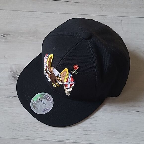 TilgoMedal‎ Snapback Hats Men Skull OS EmbroiderySolid Flat Bill Hat Unisex Caps - Picture 5 of 7